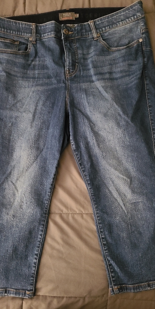 Torrid Crop Bombshell Jeans